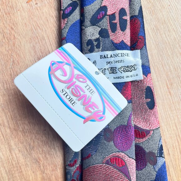 Vintage Mickey Mouse Necktie DEADSTOCK Balancine The Tie Works - Picture 4 of 6